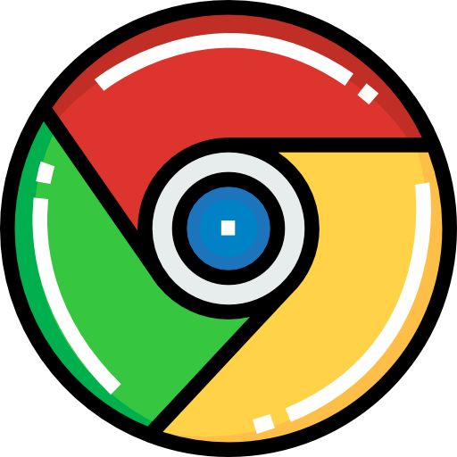 El icono de google chrome modificado como icono